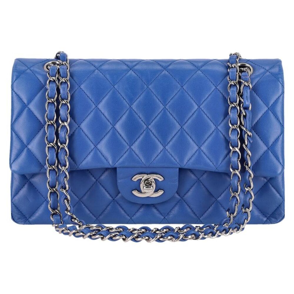 Chanel Diamond Quilted Lambskin Medium Timeless Double Flap Bag